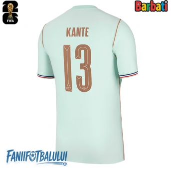 Franța Kante #13 Tricou Fotbal Replică Mondial 2026 Barbati Deplasare